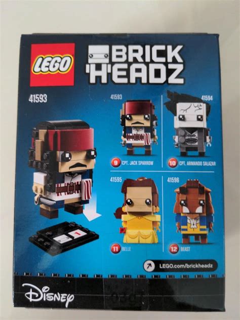 LEGO BRICKHEADZ CAPTAIN JACK SPARROW 41593 Hobbies Toys Toys