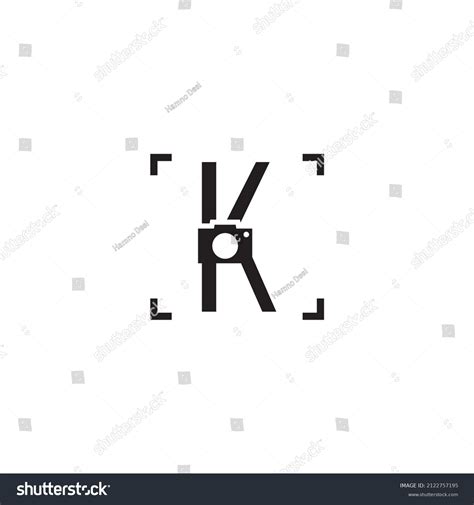 Letter K Camera Logo Stock Vector Royalty Free 2122757195 Shutterstock