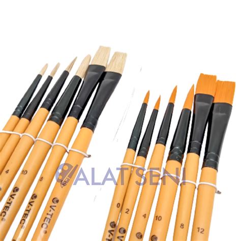 Jual V Tec Artist Brush Kuas Lukis Set V Tec Kuas Lukis Cat Akrilik