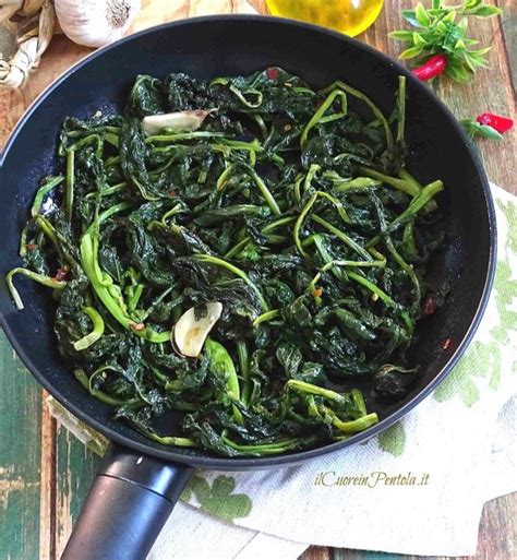 Cime Di Rapa In Padella Ricetta Originale Pugliese Senza Sbollentatura