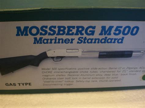 【やや傷や汚れあり】希少 マルシン モスバーグ M500 マリーナスタンダード Mossberg Mariner Standard ガスタイプ