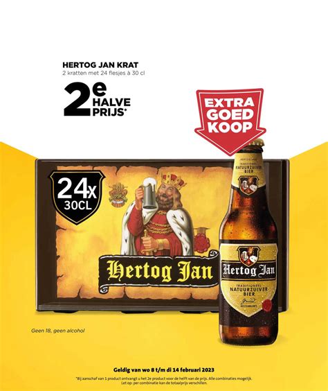 Hertog Jan Krat Kratten Met Flesjes A Cl Aanbieding Bij Jumbo