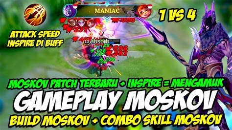 TUTORIAL MOSKOV INSPIRE MOSKOV GOLD LANE 1 VS 4 BUILD MOSKOV TERSAKIT