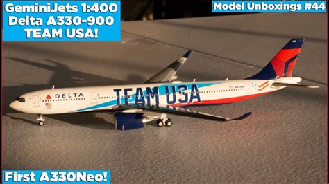 GeminiJets Delta A330Neo Team USA Model Unboxings 44 YouTube