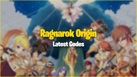 Ragnarok Origin Codes November Gamer Journalist