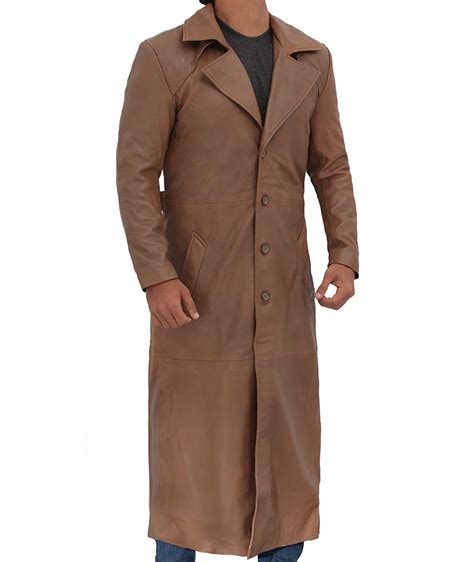 Australian Made Leather Trench Coat Tradingbasis