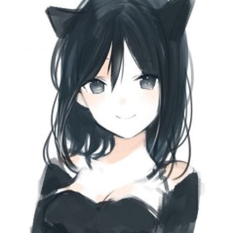 Neko Anime Black Hair