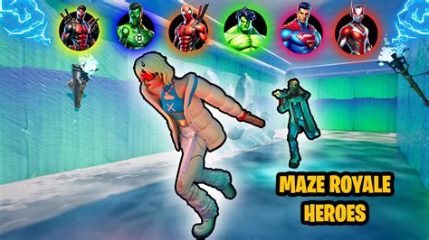 🌀maze Survival Heroes🦸‍♂ 1038 8181 2331 من ابتكار Ugc90 Fortnite