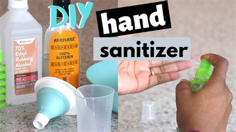 Making Diy Hand Sanitizers Gel And Spray Sanitizers Super Easy Youtube