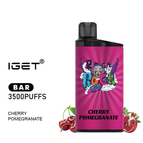 Iget Bar Vape 3500 Puff Cherry Pomegranate Au