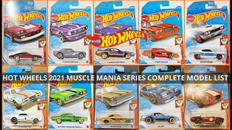 All Completed Hot Wheels Muscle Mania Series Treasure Hunt