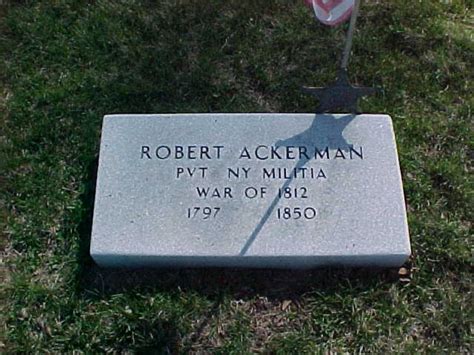 Robert Ackerman Jr 1796 1877 Find A Grave Memorial