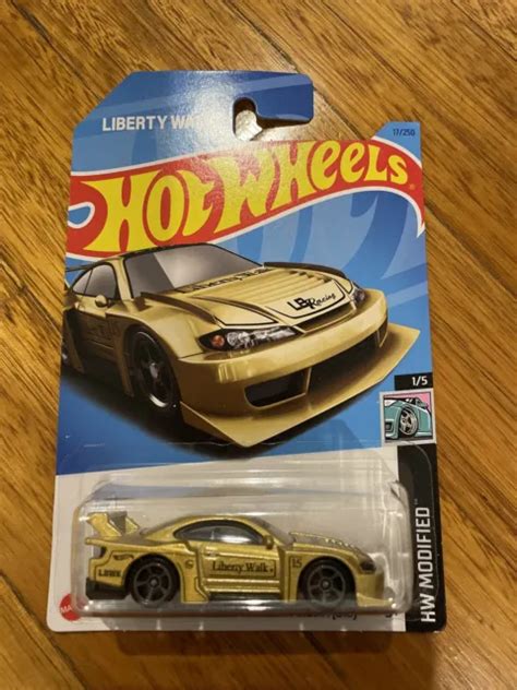 HOT WHEELS LIBERTY Walk Silhouette Nissan Silvia S15 Gold New VHTF E 808 EUR 9 52
