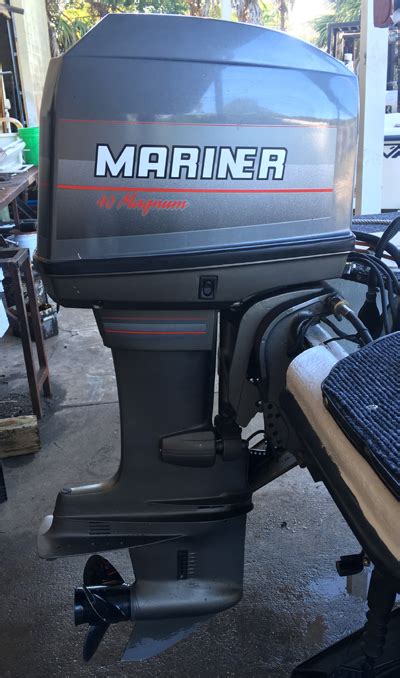 40 Hp Mariner Outboard Boat Motor For Sale