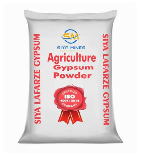 Agriculture Gypsum Powder Packaging Type Bag Packaging Size At