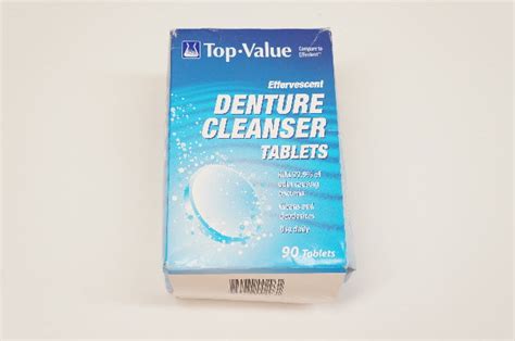 Tower Laboratories Top Value Denture Cleanser Tablets Box Of 90