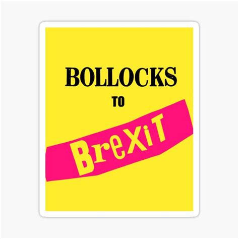 Brexit Stickers Redbubble