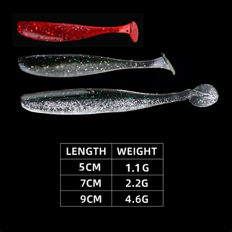 Superiorfishing Pike Bait Mm Mm Mm T Tail Plastic Soft Artificial