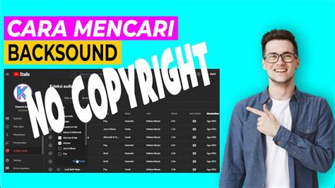 Cara Mencari Backsound No Copyright Terbaru 2022 YouTube