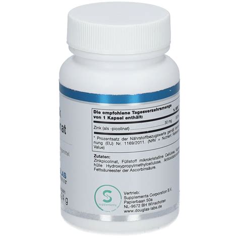 Zink Picolinat 30 mg 100 St - Shop Apotheke