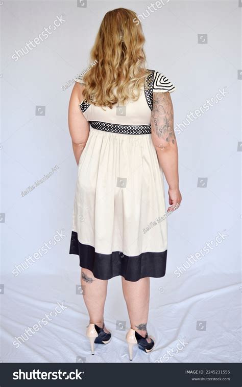 Blonde Beautiful Curvy Chubby Model Big Stock Photo Shutterstock