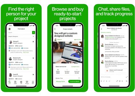 apps  contratar freelancers desde iphone  ipad