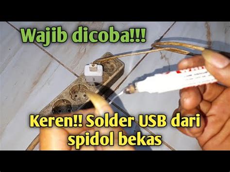 Cara Buat Solder USB Karya Roslin Tehnik YouTube