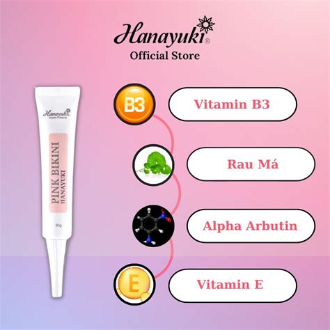 Kem Dưỡng Hồng Bikini Pink Bikini Hanayuki Tuýp 30g ShopThinhPhat Mua Hàng Chính Hãng