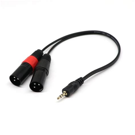 X Mm Trs To Xlr Adapter Cable Ft Male To Male Stereo Xlr