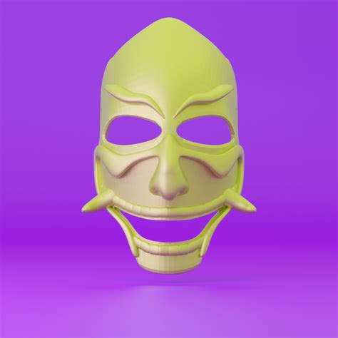 Stl File Samurai Face Mask Funny Face Mask 3d Print Model 🗡️ ・3d