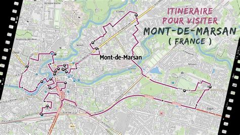 itineraire guide parcours numerote pour visiter mont de marsan