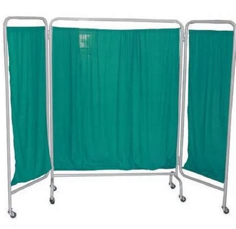 Polyester Plain Green Hospital Curtain Size 7 X 4 Inch L X W At Rs