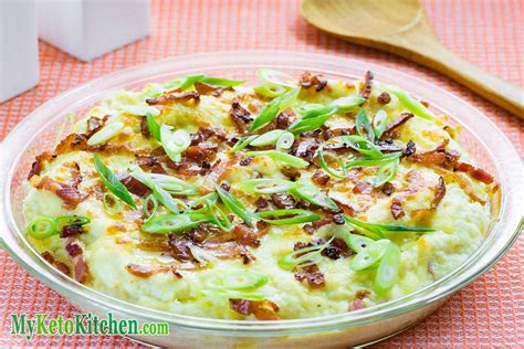 Easy Low Carb Cheese And Bacon Cauliflower Casserole Recipe Step By Step