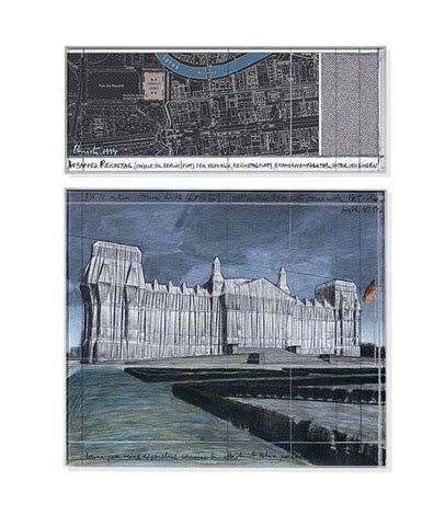 Wrapped Reichstag Project For Berlin In 2 Parts By Christo And Jeanne