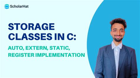 Storage Classes In C Auto Extern Static Register A Guide To