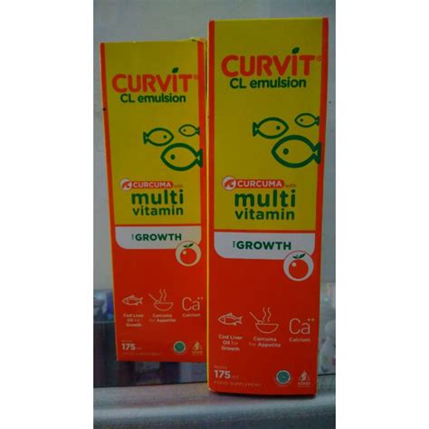 Jual Curvit Cl Emulsion Sirup Ml Rasa Jeruk Shopee Indonesia