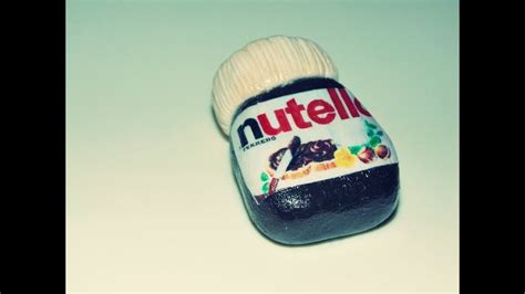 Tutorial Come Realizzare Un Barattolo Di Nutella In Fimo Youtube