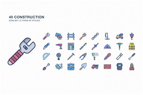 Construction Icon Set - Design Cuts