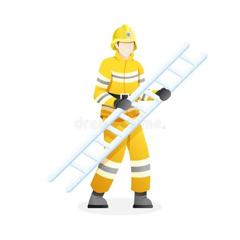 Fireman Ladder Stock Illustrations – 3,841 Fireman Ladder Stock ...