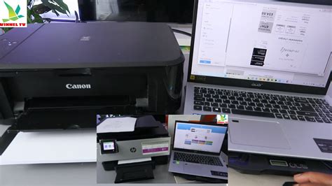 How To Print From A Laptop To Printer HP Canon Print Tutorial