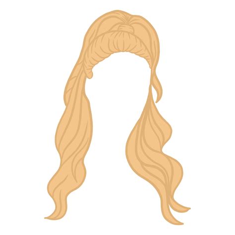 Blonde Ponytail Hairstyle 38123478 PNG