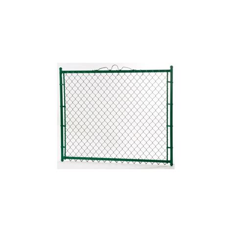 4 Ft H X 4 Ft W Vinyl Coated Steel Walk Thru Chain Link Fence Gate With