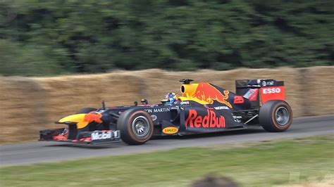 Red Bull Rb F Screaming V Donuts Burnouts Fos Goodwood