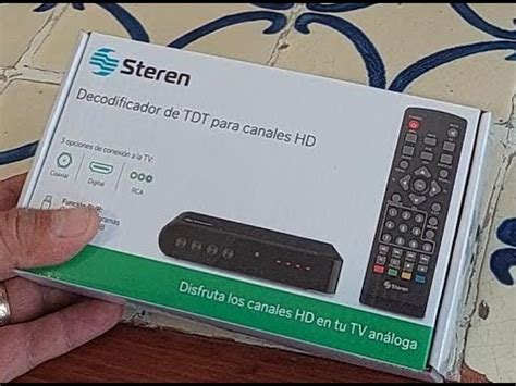 Unboxing Decodificador Steren Canales Hd A Tv An Loga Youtube