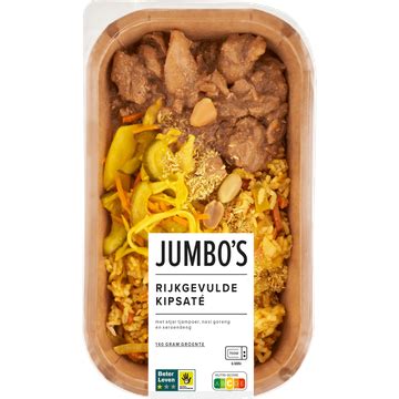 Jumbo s Verse Maaltijd Rijkgevulde Kipsaté 450 g bestellen Jumbo