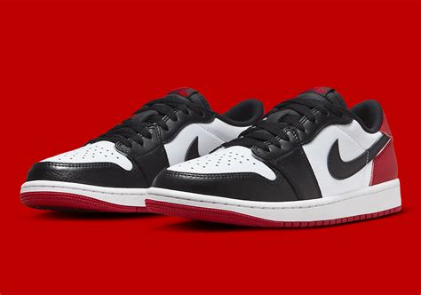 Air Jordan 1 Low OG White Black Varsity Red CZ0790-106 | SneakerNews.com