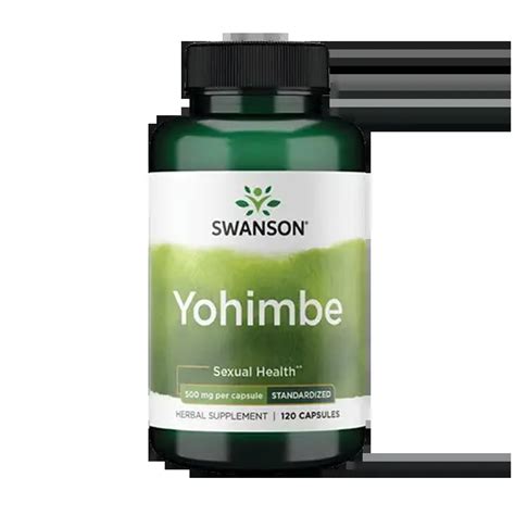 YOHIMBE 500MG SWANSON 120 CÁPSULAS de Swanson - Suplementos Colombia