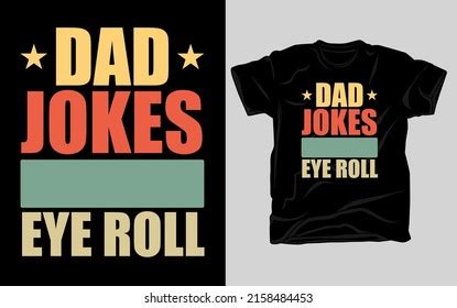 Dad Jokes How Eye Roll Stock Vector Royalty Free