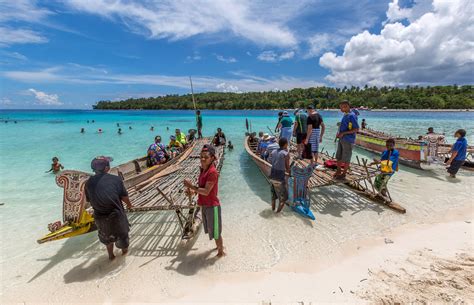 Lakatoi Beach and Landscape in Papua New Guinea image - Free stock