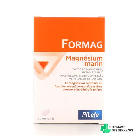 PileJe Formag Magnésium marin Fatigue et système nerveux